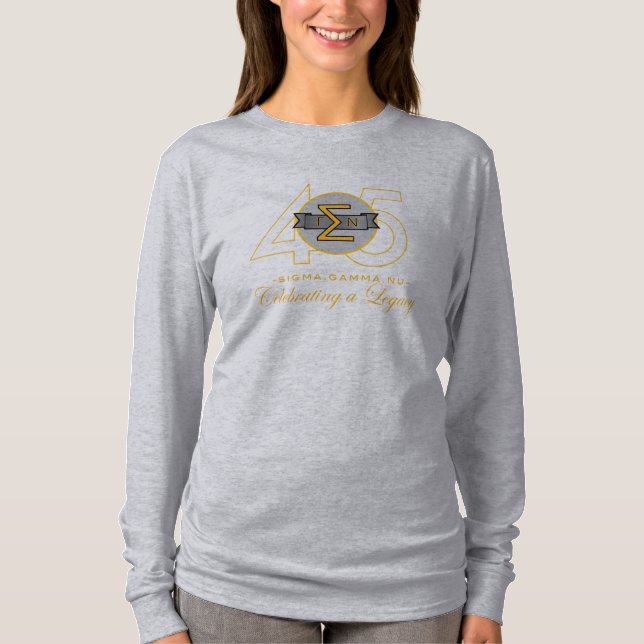 Camiseta Manga larga Gld litro de NU 45.o de la gamma de la (Anverso)