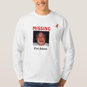 Camiseta Manga larga gorda para hombre de Adán