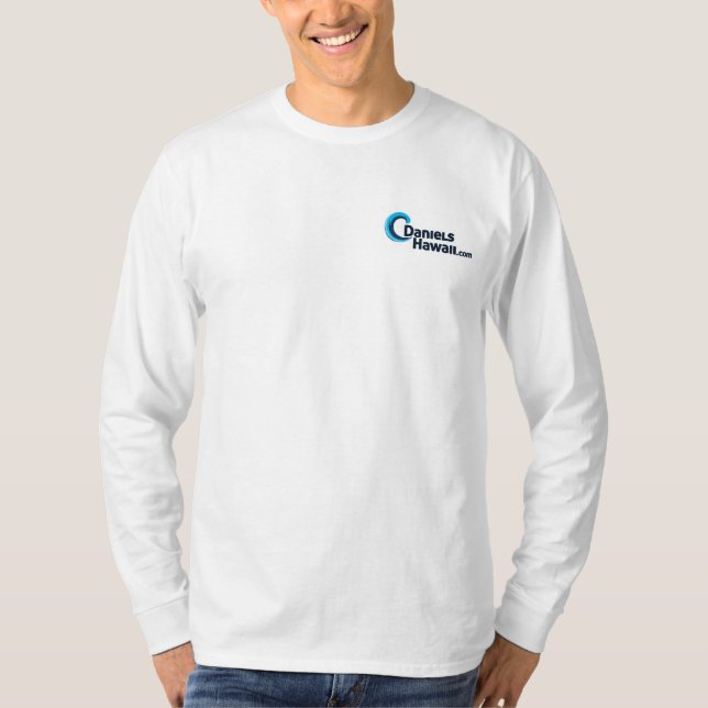 Camiseta Manga larga - islas hawaianas y DanielsHawaii (Anverso)