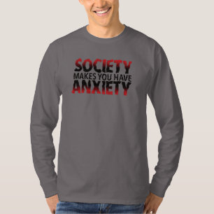 Camiseta Manga Larga La Sociedad Te Hace Tener Ans