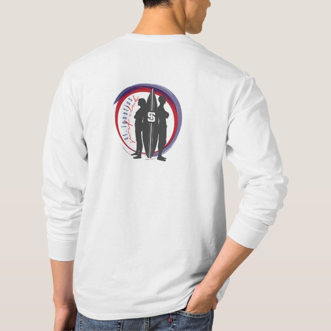 Camiseta manga larga para hombre (Reverso)