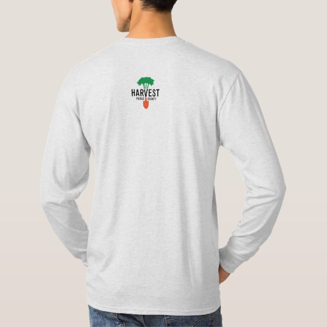 Camiseta Manga larga para hombre "soy un chile del lil " (Reverso)