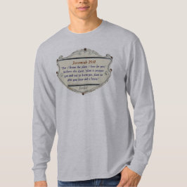Camiseta Manga Larga para Hombres Jeremías 29:11 C