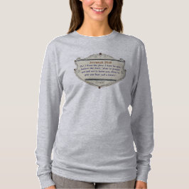 Camiseta Manga Larga para Mujeres Cristianas Jerem
