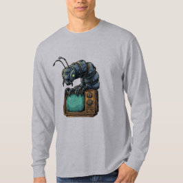 Camiseta Manga Larga Retro Tech Insectos de Cienci