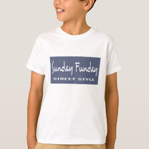 Camiseta Manga Larga Sunday Funday para Niños Unis