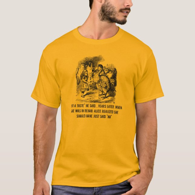 Camiseta Manga larga T de la rehabilitación irónica de (Anverso)