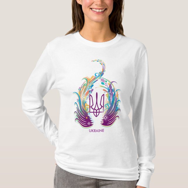 Camiseta Manga larga ucraniana (Anverso)