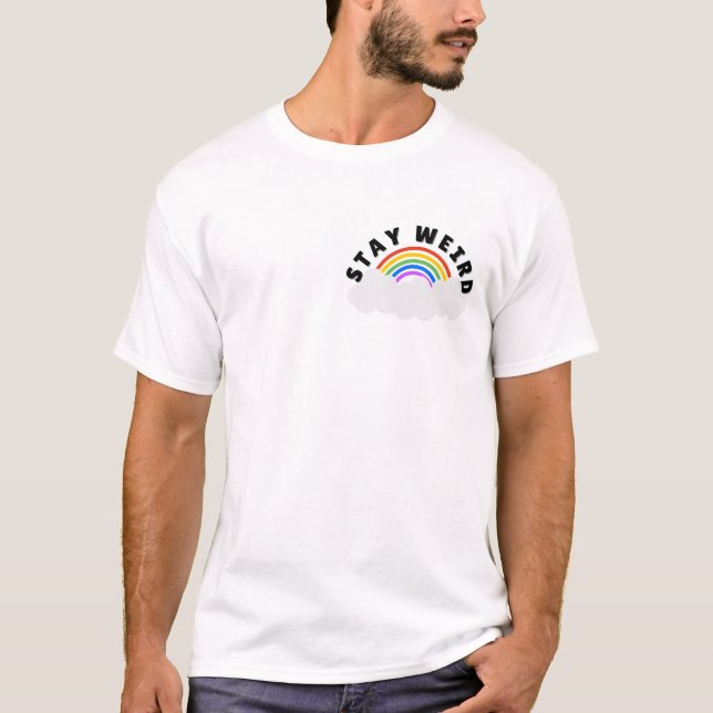 Camiseta Manga Raglan-MANTÉN TE RARO (Anverso)