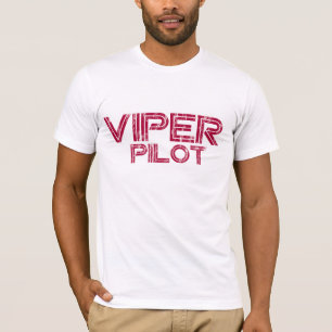 Camiseta Manga T del cortocircuito del piloto de la víbora