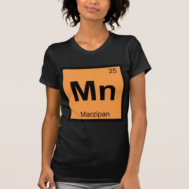 Camiseta Manganeso - Símbolo de la tabla periódica de la (Anverso)