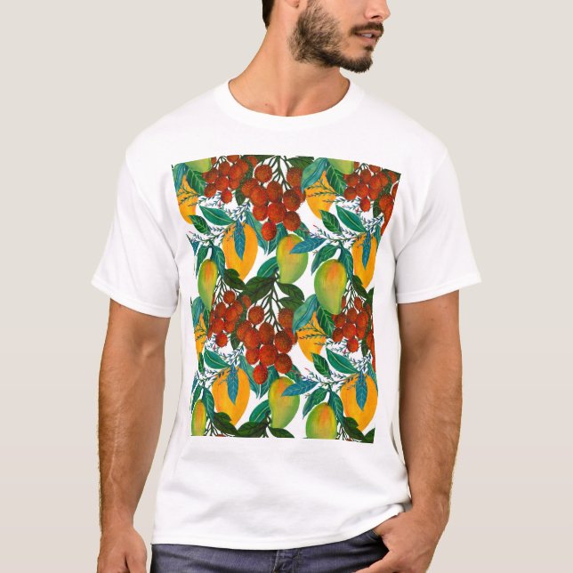 Camiseta Mango exótico: verano sin mar (Anverso)
