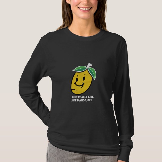 Camiseta Mango Lover Me Gusta Realmente Mango (Anverso)