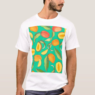 Camiseta Mango Medley: Patrón de fruta tropical