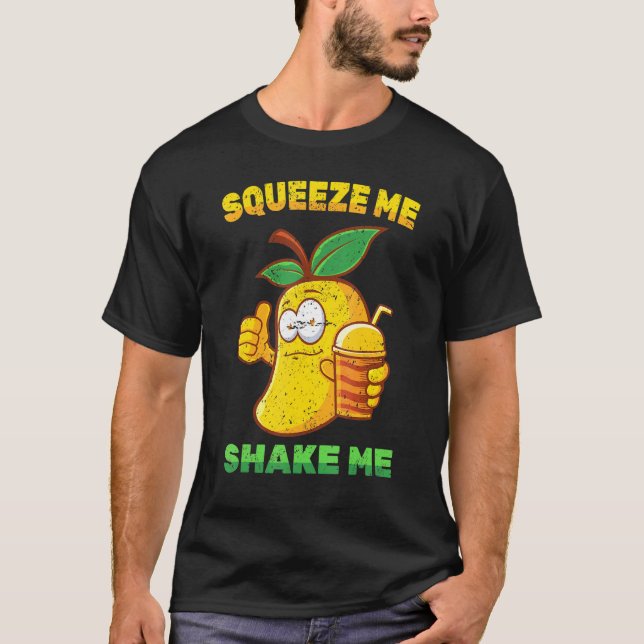 Camiseta Mango - Squeeze Me Shake - Fruta - Vegetariana - (Anverso)