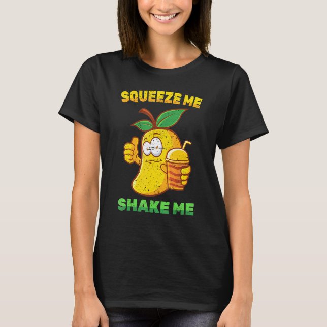 Camiseta Mango - Squeeze Me Shake - Fruta - Vegetariana - (Anverso)