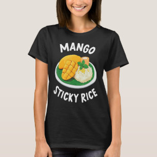 Camiseta Mango Sticky Rice famoso postre tailandés comida a