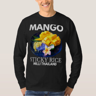 Camiseta Mango Sticky Rice Milli Tailandia Alimentos de ver