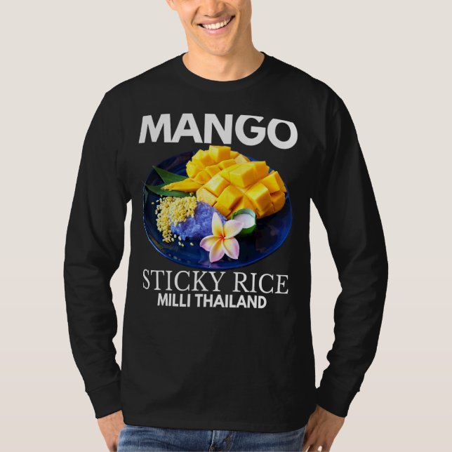 Camiseta Mango Sticky Rice Milli Tailandia Alimentos de ver (Anverso)