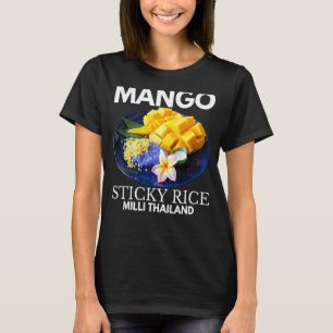 Camiseta Mango Sticky Rice Milli Tailandia Alimentos de ver