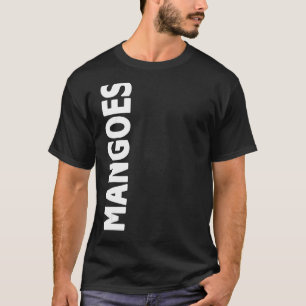 CAMISETA MANGOES RANDOM FRUIT WORD EN EL LADO DE