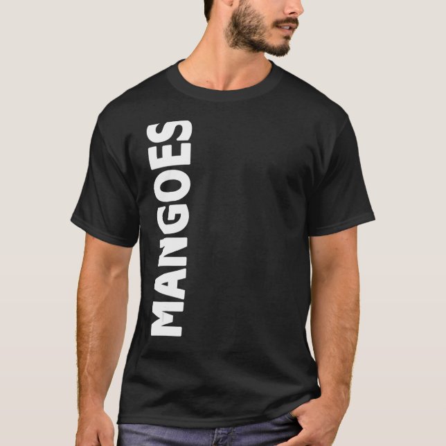 CAMISETA MANGOES RANDOM FRUIT WORD EN EL LADO DE (Anverso)