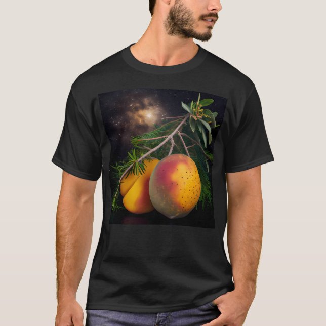 Camiseta Mangos Pine Y Una Pintura Digital Escápida (Anverso)
