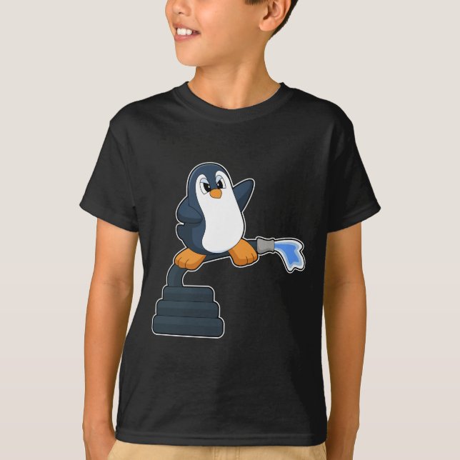 Camiseta Manguera de bomberos de pingüino (Anverso)