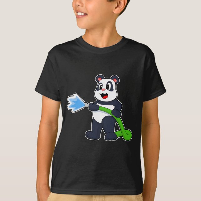 Camiseta Manguera de bomberos Panda (Anverso)