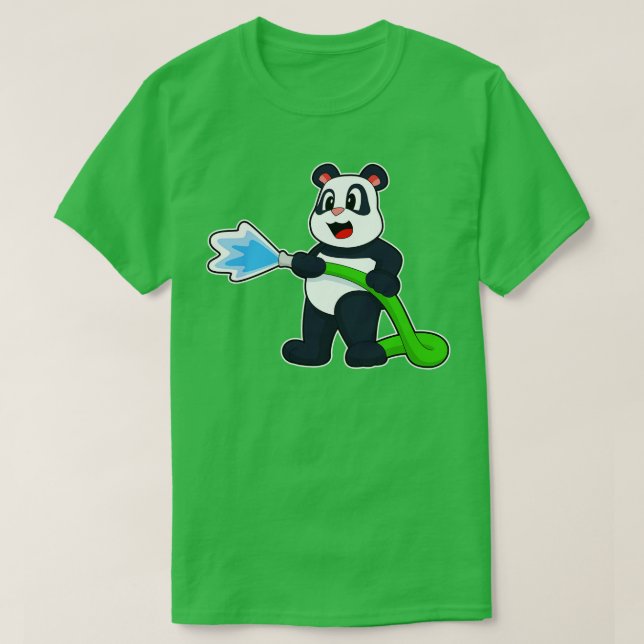 Camiseta Manguera de bomberos Panda (Diseño del anverso)