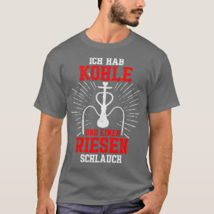 Camiseta Manguera gigante del tubo de agua Shisha