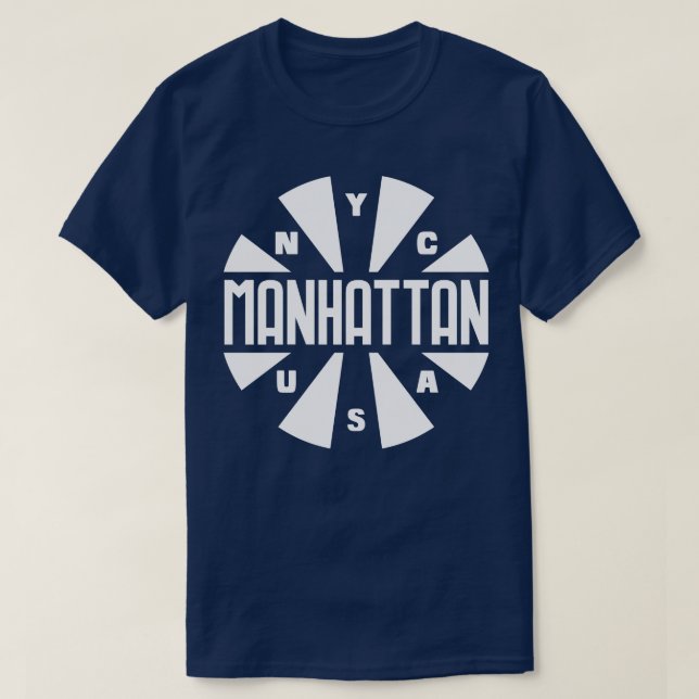 Camiseta Manhattan 12 (Diseño del anverso)