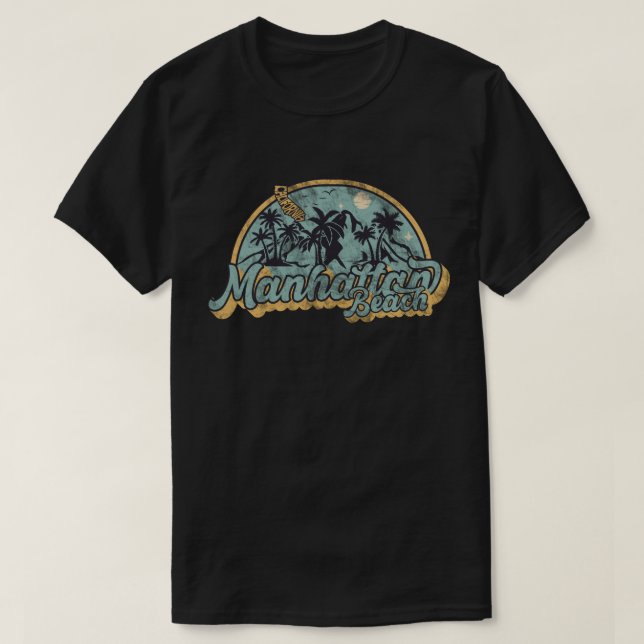 Camiseta Manhattan Beach, California (Diseño del anverso)