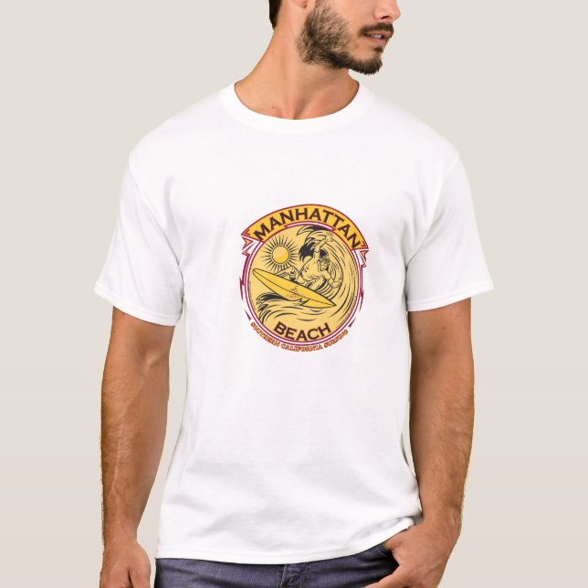 CAMISETA MANHATTAN BEACH CALIFORNIA (Anverso)