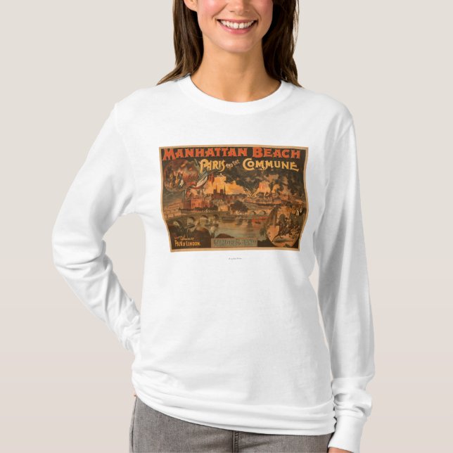 Camiseta Manhattan Beach - París y el juego de la comuna (Anverso)