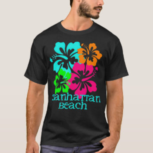 Camiseta Manhattan Beach Tropical Paradise Travel Surf Ocea