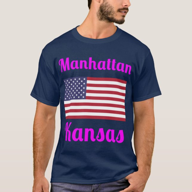 Camiseta Manhattan Kansas Stylish Prints4 (Anverso)