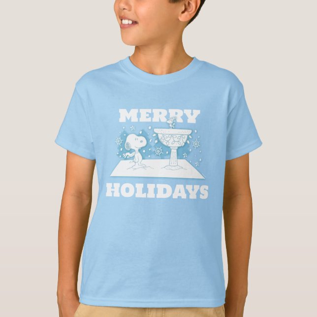 Camiseta Maní | Snoopy & Woodstock Winter Wonderland (Anverso)