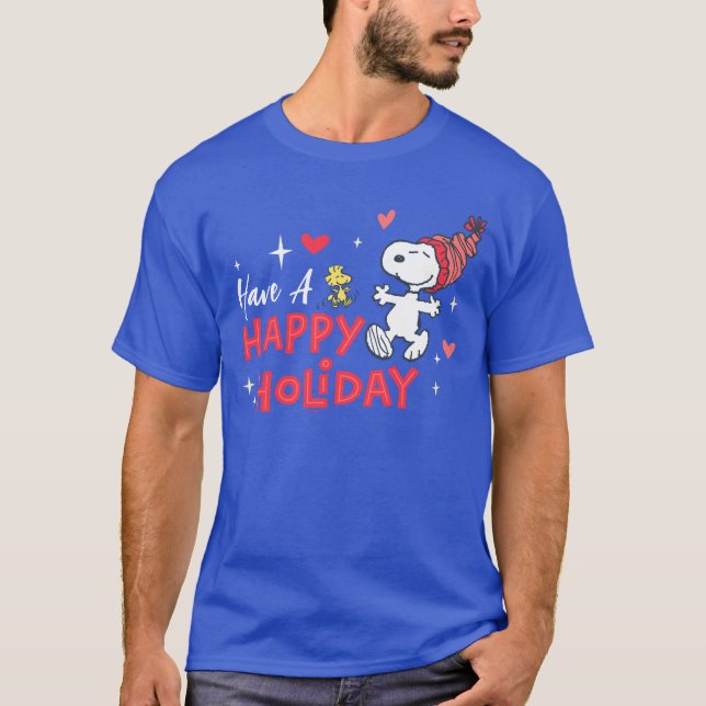 Camiseta Maní | Vacaciones felices de Snoopy & Woodstock (Anverso)