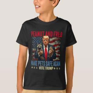 Camiseta Mani y Fred Hacen que las Mascotas Sean Seguras de