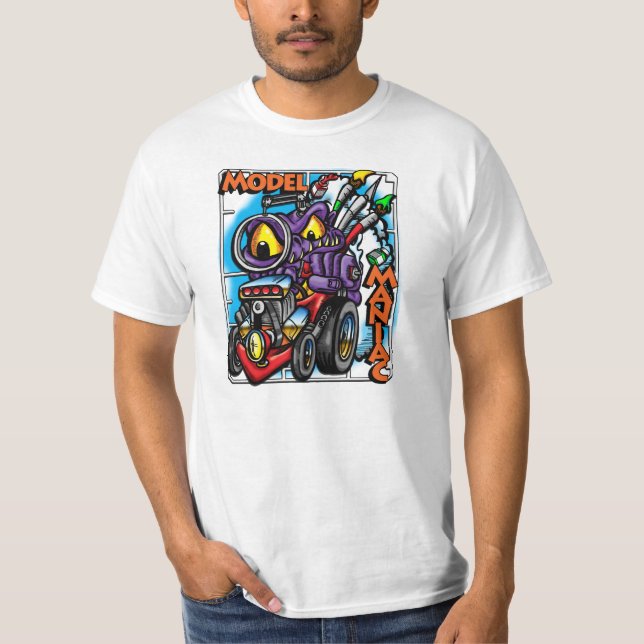 Camiseta Maniaco modelo (Anverso)