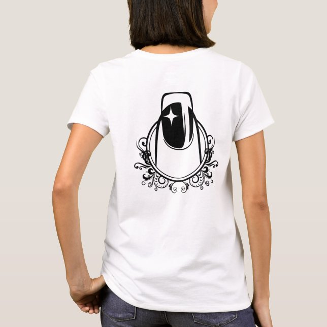 Camiseta Manicure Nail Art (Reverso)