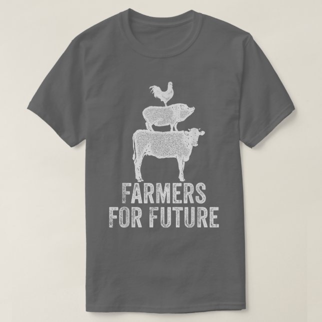 Camiseta Manifestación Agrícola De Agricultores Para El Fut (Diseño del anverso)