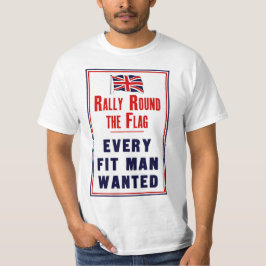 Camiseta Manifestación alrededor de la bandera ~ Todo hombr