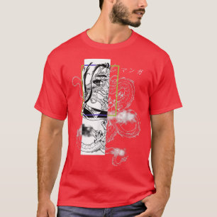 Camiseta Manifestación Anime EGirl Retro Vaporwave Manga Ot
