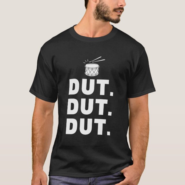 Camiseta Manifestación de la banda de tambores Dut Dut Dut (Anverso)