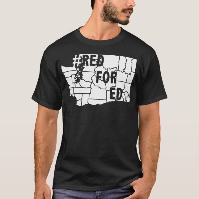 Camiseta Manifestación de protesta de profesores de Red par (Anverso)