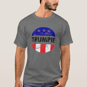 Camiseta Manifestación de Trumpie Vintage anti Biden con pr