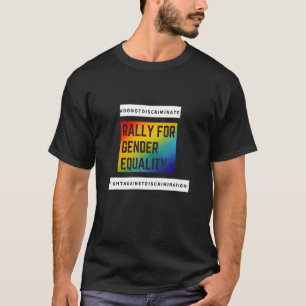 Camiseta Manifestación por la igualdad de género no discrim