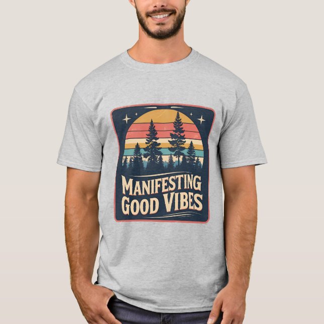 Camiseta "Manifestante de buenas vibraciones" insp (Anverso)